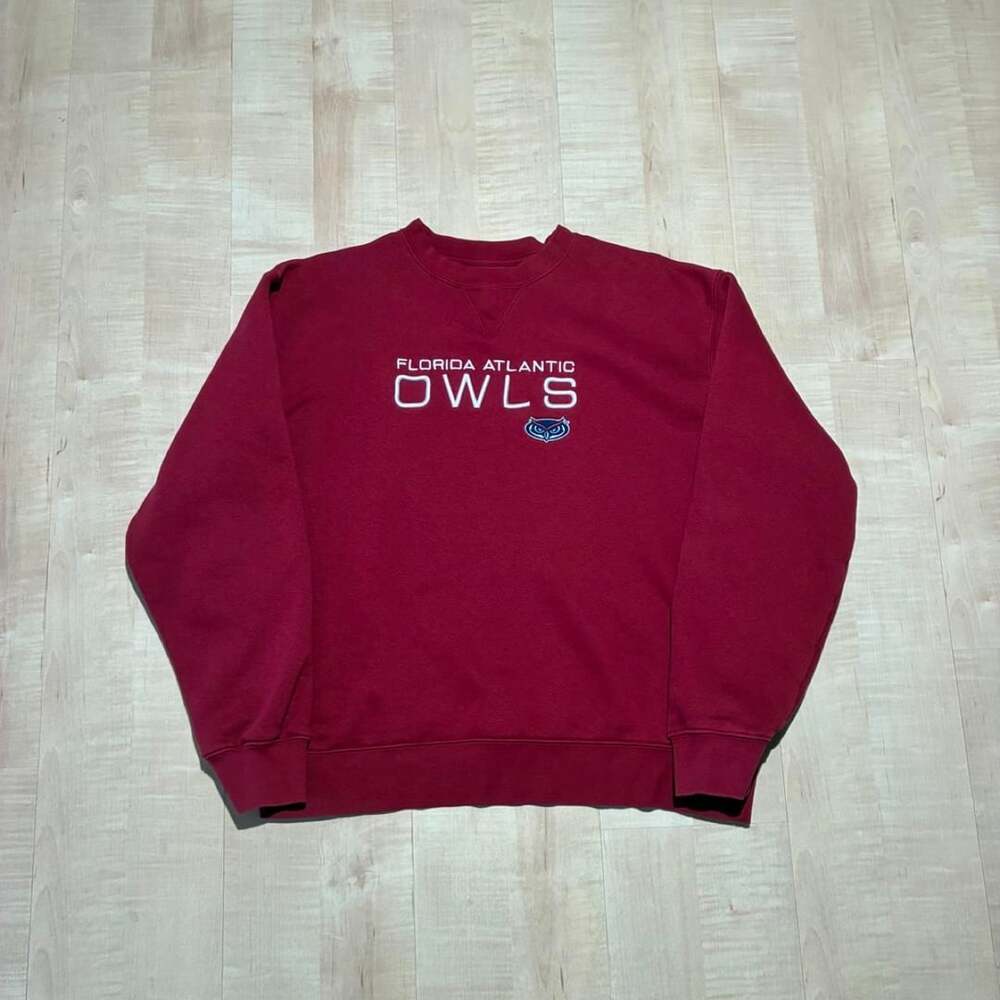 GEAR For Sports Florida Atlantic FAU Owls Crewneck Sweatshirt Large